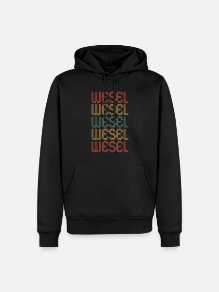 Weselerin Weseler Wesel - Men’s Premium Organic Hoodie - black