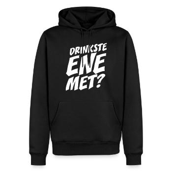 Dringste Ene Met Kölsch Köln Kölner Grundgesetz - Männer Premium Bio Hoodie - Schwarz - Vorne - Nico (187cm)
