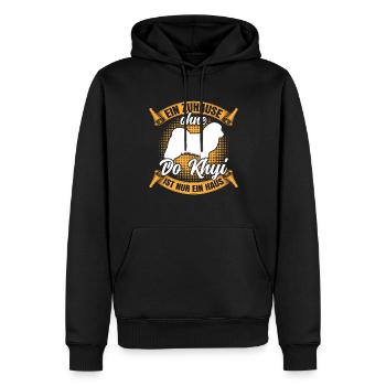 Ohne meinen Do Khyi Tibetmastiff Tibetdogge - Männer Premium Bio Hoodie - Schwarz - Vorne - Nico (187cm)