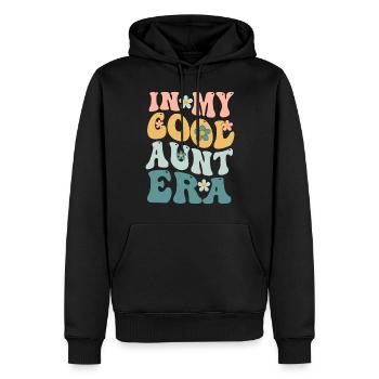 In Meiner Coolen Tanten-ära Baby-ankündigung - Männer Premium Bio Hoodie - Schwarz - Vorne - Nico (187cm)