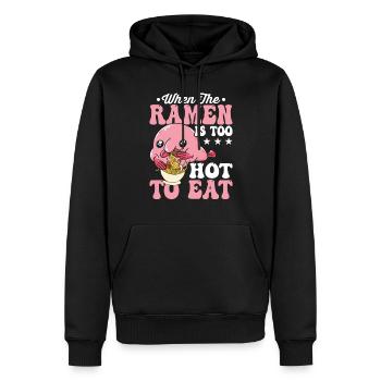 Ramen Eater Blobfish Propriétaire Blobfishes Lovers - Sweat à capuche Premium bio Homme - noir - Devant - Nico (187cm)