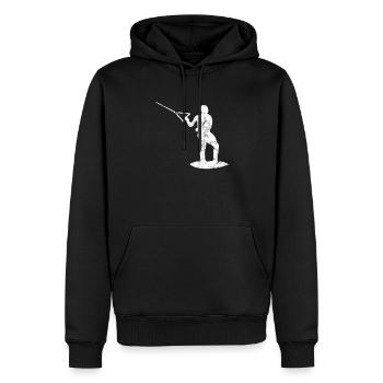 Wakeboarding - Männer Premium Bio Hoodie - Schwarz - Vorne - Nico (187cm)