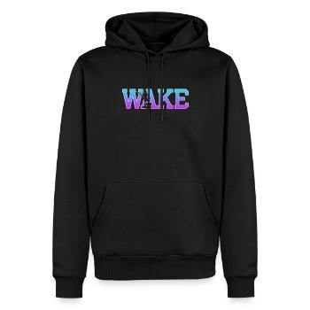 Wakeboarding - Männer Premium Bio Hoodie - Schwarz - Vorne - Nico (187cm)