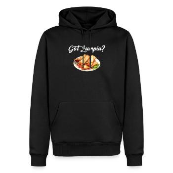 Got Lumpia?, Philippine Filipino Asian Food - Männer Premium Bio Hoodie - Schwarz - Vorne - Nico (187cm)