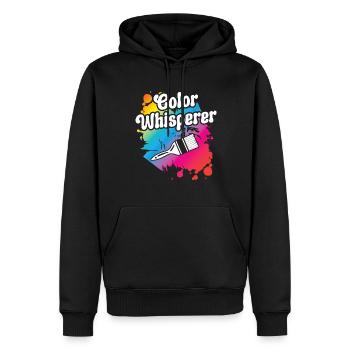 Maler Color Whisperer Lackierer Malerei Künstler - Männer Premium Bio Hoodie - Schwarz - Vorne - Nico (187cm)