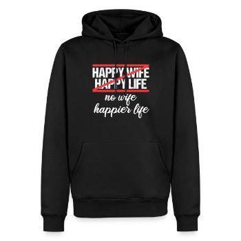 Geschieden Trennung Scheidung Scheidungs - Männer Premium Bio Hoodie - Schwarz - Vorne - Nico (187cm)