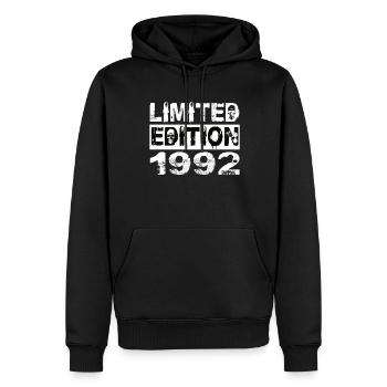 Limited Edition 1992 Geburtstag 1992 Geburtstag - Männer Premium Bio Hoodie - Schwarz - Vorne - Nico (187cm)