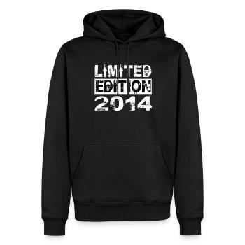 Limited Edition 2014 Geburtstag 2014 Geburtstag - Männer Premium Bio Hoodie - Schwarz - Vorne - Nico (187cm)