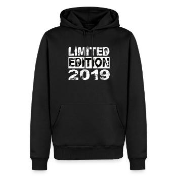 Limited Edition 2019 Geburtstag 2019 Geburtstag - Männer Premium Bio Hoodie - Schwarz - Vorne - Nico (187cm)