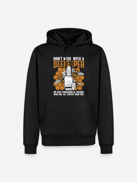 Bienen Bienenzüchter Imker Bienenzucht - Männer Premium Bio Hoodie - Schwarz