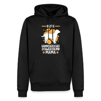 Beste Hannoverscher Schweißhund Mama - Männer Premium Bio Hoodie - Schwarz - Vorne - Nico (187cm)