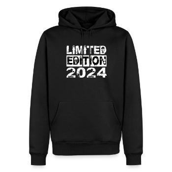 Limited Edition 2024 Geburtstag 2024 Geburtstag - Männer Premium Bio Hoodie - Schwarz - Vorne - Nico (187cm)
