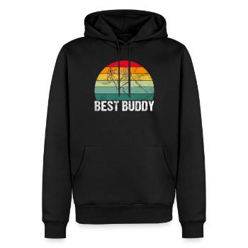 Great Dane Gifts - Männer Premium Bio Hoodie - Schwarz - Vorne - Nico (187cm)