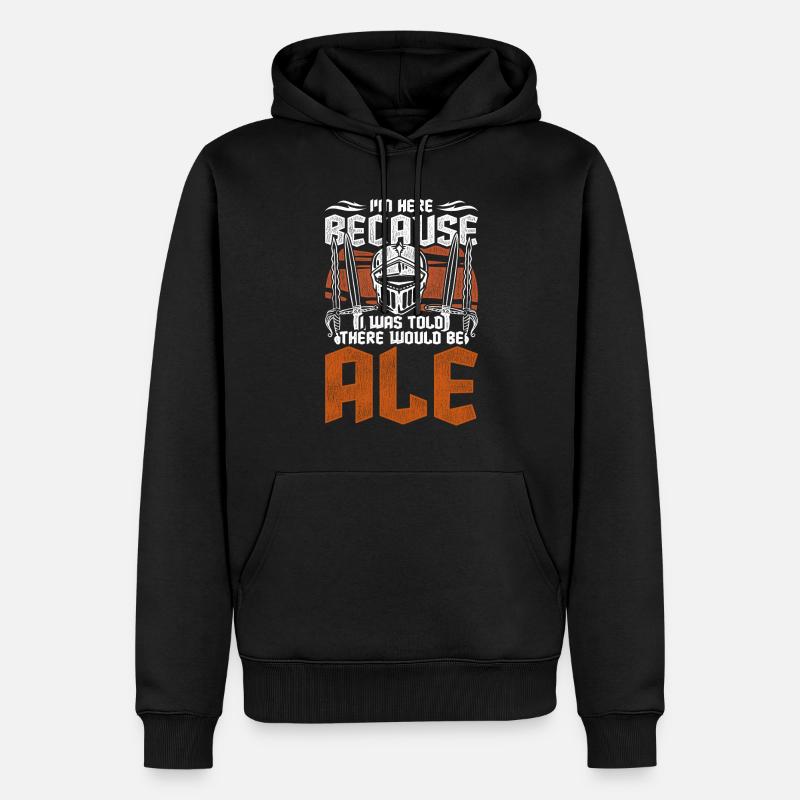 Festival médiéval Marché médiéval - Sweat à capuche Premium bio Homme - noir