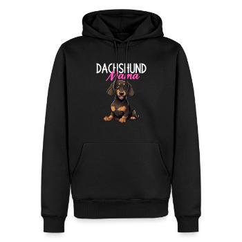 Dachshund dog, Weenie Dog - Männer Premium Bio Hoodie - Schwarz - Vorne - Nico (187cm)