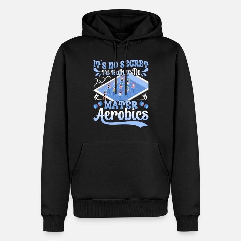 Aerobic Exercise Designs - Männer Premium Bio Hoodie - Schwarz