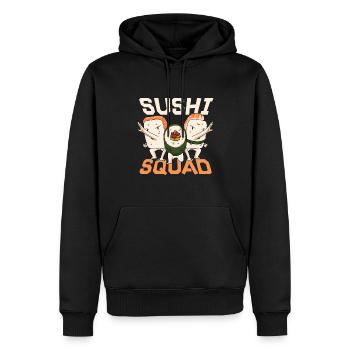 Japanisches Essen, Das Ich Liebe Sushi-liebhaber - Männer Premium Bio Hoodie - Schwarz - Vorne - Nico (187cm)