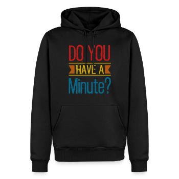 Human Resources Hr Manager Job Beruf - Männer Premium Bio Hoodie - Schwarz - Vorne - Nico (187cm)