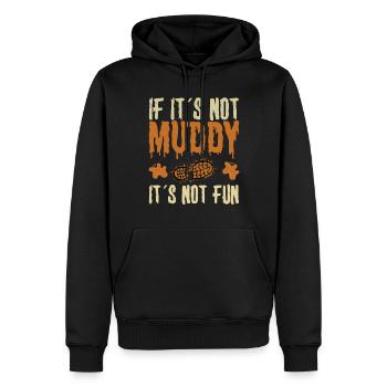 Perfect funny Race - Männer Premium Bio Hoodie - Schwarz - Vorne - Nico (187cm)