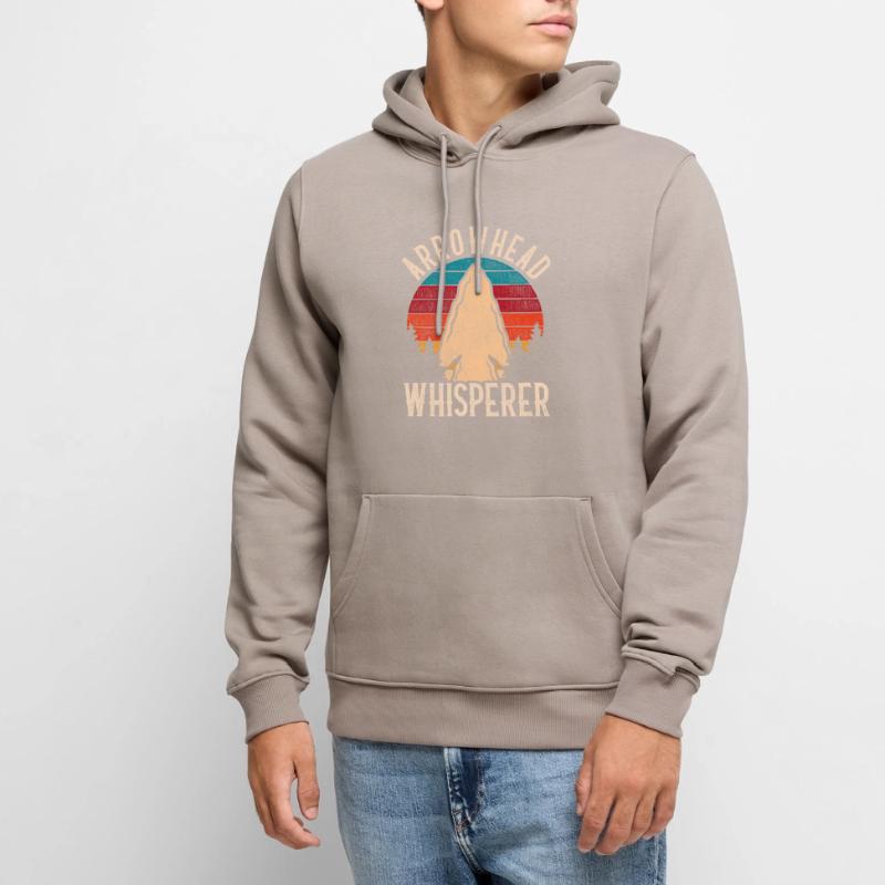 Pointe de flèche Pointe de flèche Pointe de flèche Chuchoteur Sweat à capuche Premium bio Homme