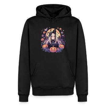 Hexe Helloween Hexen Outfit Hexen - Männer Premium Bio Hoodie - Schwarz - Vorne - Nico (187cm)