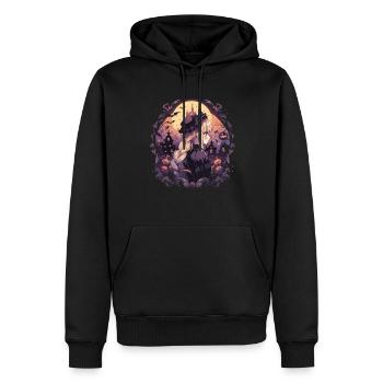 Hexe Helloween Hexen Outfit Hexen - Männer Premium Bio Hoodie - Schwarz - Vorne - Nico (187cm)