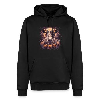 Hexe Helloween Hexen Outfit Hexen - Männer Premium Bio Hoodie - Schwarz - Vorne - Nico (187cm)