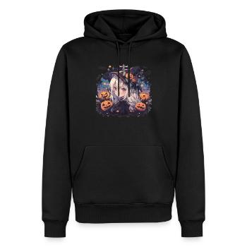 Hexe Helloween Hexen Outfit Hexen - Männer Premium Bio Hoodie - Schwarz - Vorne - Nico (187cm)