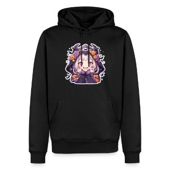 Vampir Vampire Vampir Damen Helloween - Männer Premium Bio Hoodie - Schwarz - Vorne - Nico (187cm)
