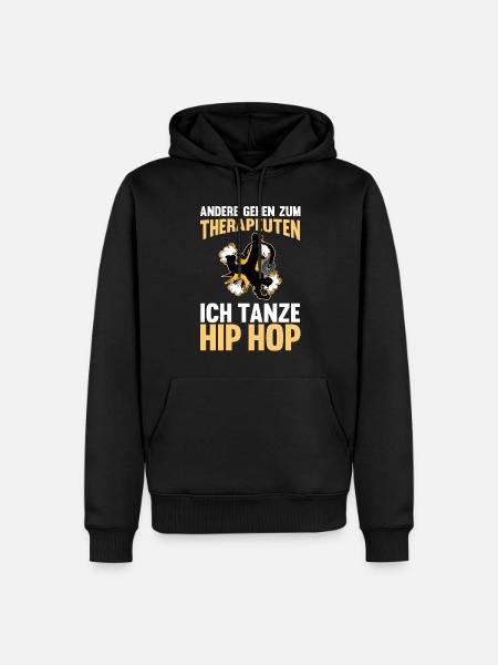 Hip Hop Tänzer - Männer Premium Bio Hoodie - Schwarz