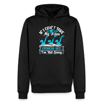 Aerobic Exercise Designs - Männer Premium Bio Hoodie - Schwarz - Vorne - Nico (187cm)