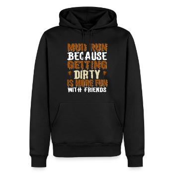 Perfect funny Race - Männer Premium Bio Hoodie - Schwarz - Vorne - Nico (187cm)