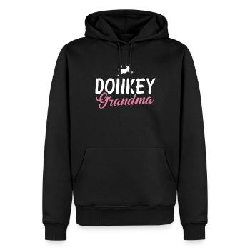Donkey Lover Gifts - Männer Premium Bio Hoodie - Schwarz - Vorne - Nico (187cm)