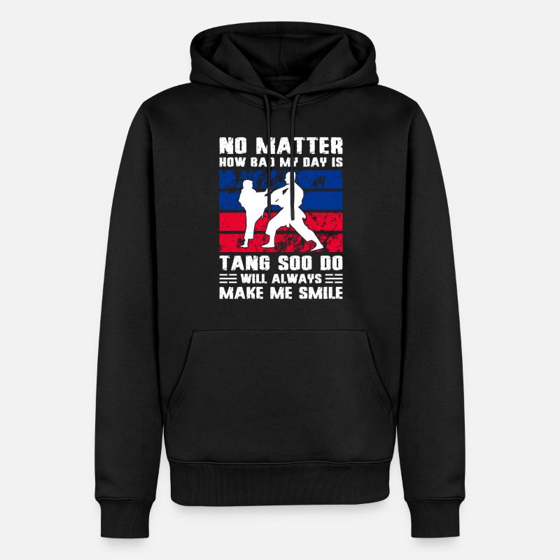 Tang Soo Do Geschenk - Männer Premium Bio Hoodie - Schwarz