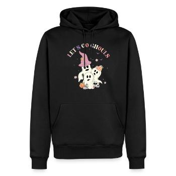 Let's Go Ghouls - Männer Premium Bio Hoodie - Schwarz - Vorne - Nico (187cm)