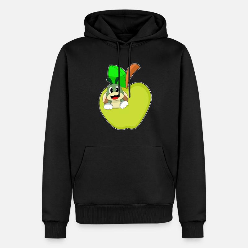 Pomme Caterpillar - Sweat à capuche Premium bio Homme - noir