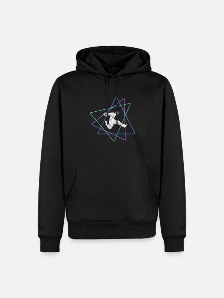 Parkour - Men’s Premium Organic Hoodie - black