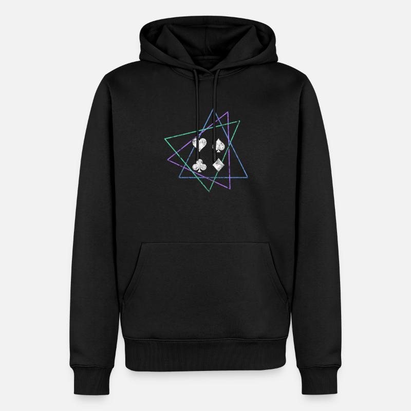 Schach - Männer Premium Bio Hoodie - Schwarz