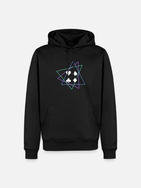 Schach - Männer Premium Bio Hoodie - Schwarz