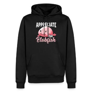 Schätzen Sie Den Blobfish-besitzer Blobfishes - Männer Premium Bio Hoodie - Schwarz - Vorne - Nico (187cm)