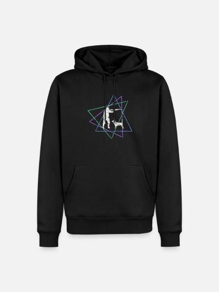 Hunt - Men’s Premium Organic Hoodie - black