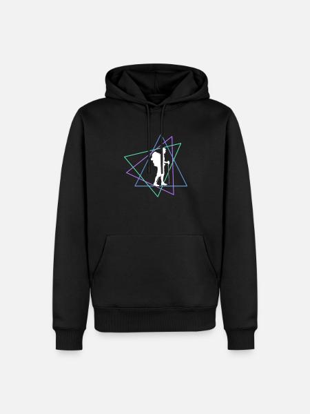 Wander - Men’s Premium Organic Hoodie - black
