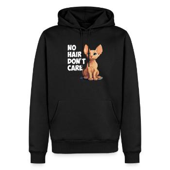 sphynx cat - Männer Premium Bio Hoodie - Schwarz - Vorne - Nico (187cm)