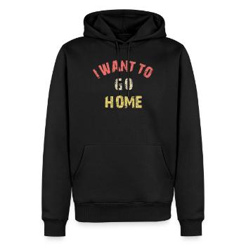 Ich will nach Hause gehen Oliver Anthony - Männer Premium Bio Hoodie - Schwarz - Vorne - Nico (187cm)