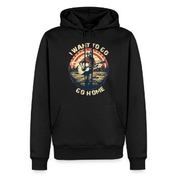Ich will nach Hause gehen Oliver Anthony - Männer Premium Bio Hoodie - Schwarz - Vorne - Nico (187cm)