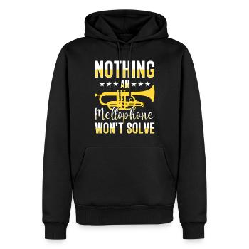 Mellophonist Musical Instrument Orchestra - Men’s Premium Organic Hoodie - black - Front - Nico (187cm)