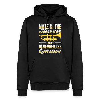 Mellophonist Musical Instrument Orchestra - Men’s Premium Organic Hoodie - black - Front - Nico (187cm)