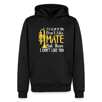 Mellophonist Musical Instrument Orchestra - Men’s Premium Organic Hoodie - black - Front - Nico (187cm)