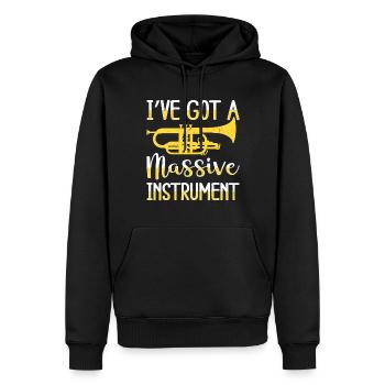 Mellophonist Musical Instrument Orchestra - Men’s Premium Organic Hoodie - black - Front - Nico (187cm)