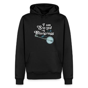 Banjo Shirts For Men Bluegrass Appalachia Folk - Männer Premium Bio Hoodie - Schwarz - Vorne - Nico (187cm)